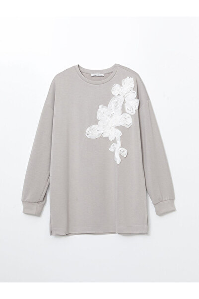 LC Waikiki Вишита оверсайз жіноча толстовка-туніка