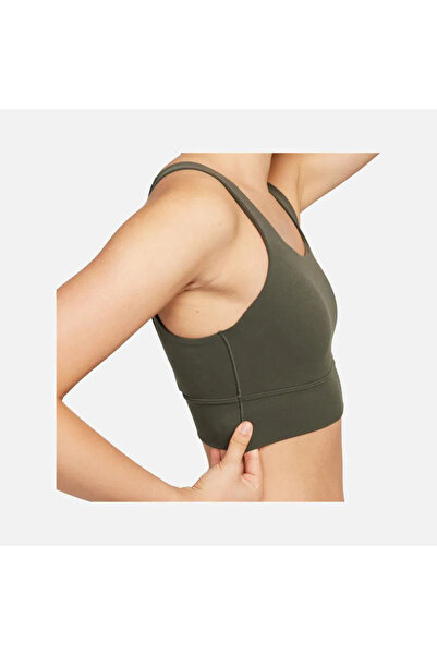 Nike Green Medium-Support Padded Bra for Dri-Fit Alate Ellipse Women - Do6619-325