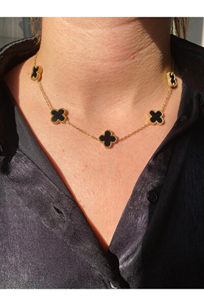 Opia JEWELRY ÇELİK KOLYE 5 YONCA