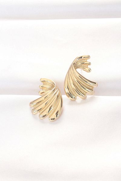 Skygo Brass Gold Color Earrings - Tj-Bkp8883