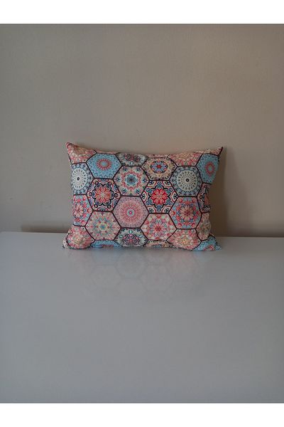BARERMO 50x30 mini Throw Pillow, Throw Pillow, Cushion, Pillow, Seat Pillow, Patterned and Colorful Pillow