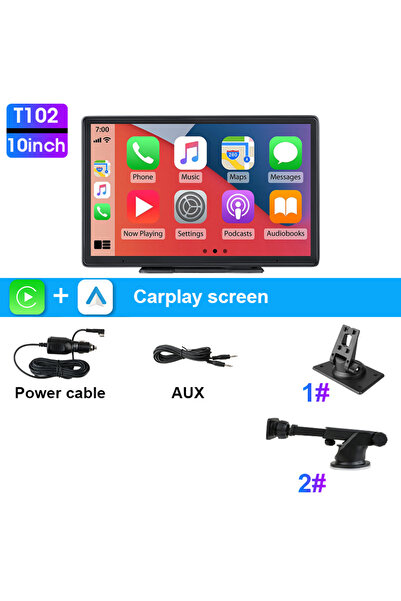 Choice شاشة سيارة ذكية JMCQ مقاس 10 بوصات 7/10 بوصة Carplay مشغل فيديو الوسائط المتعددة Carplay لاسلكي Android Aut