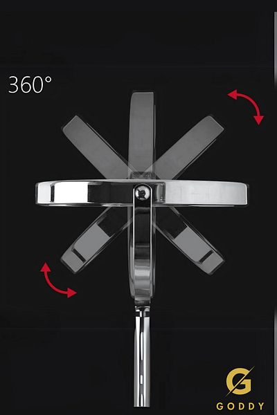 GRİMALDİ 360 °   Swivel Makeup Mirror - 3X Magnification