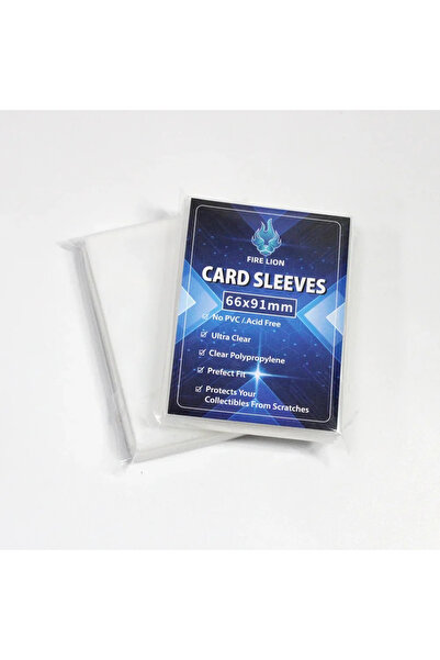 Choice 100 قطعة من الحرير الشفاف 66 × 91 مم، أكمام بطاقات شفافة، غشاء حماية ا...