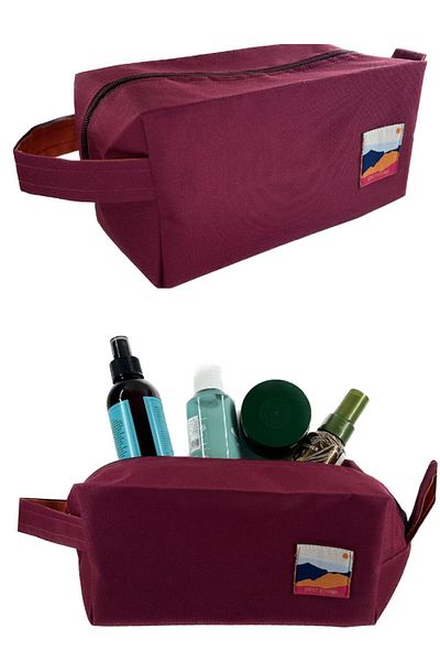 Sofist İstanbul Plum Make Up & Travel Bag Organizer Plum Mini Makeup and Travel Bag