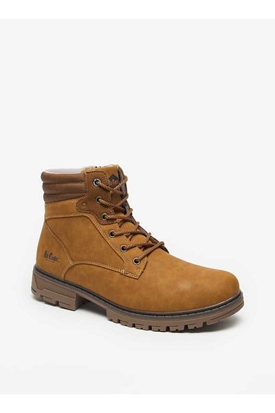 Lee Cooper Men's Logo Detail Chukka Boots with Zip Closure