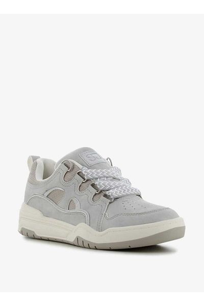 SJ Women's Logo Detail Sneakers with Elastic Lace-Up Closure