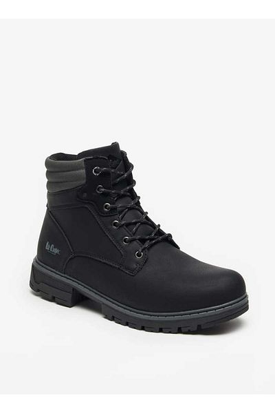 Lee Cooper حذاء تشوكا بسحاب ومفصل بشعار للرجال