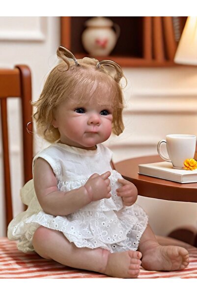 Choice دمية طفلة بيتي ناعمة كاملة الجسم بشعر متجذر بطول 18 بوصة مع شعر واقعي ...