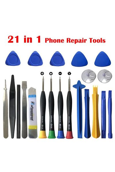 Choice 21 In 1 21 In 1 Mobile Phone Repair Tools Kit Spudger Pry Opening Tool Screwdriver Set For Iphone X