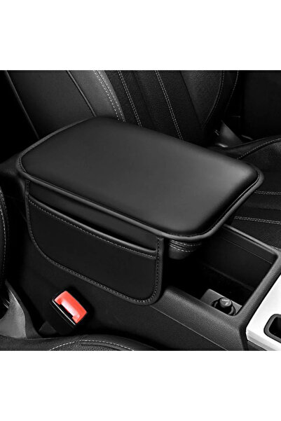 Microcase Araç Merkezi Konsol Kapağı Deri Araç Kol Dayama Yastığı Depolama Ce...