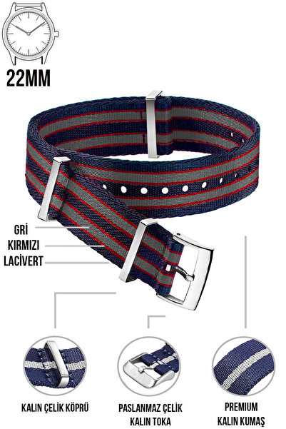 COBRA 22 ملم لساعة Fossil-Welder-Casio-Seiko-Omega-Armani المتوافقة مع حزام س...