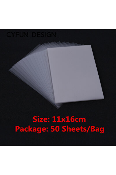 Choice TT011 50 قطعة/الوحدة من صفائح النوافذ البلاستيكية الشفافة اللاصقة ذات ...