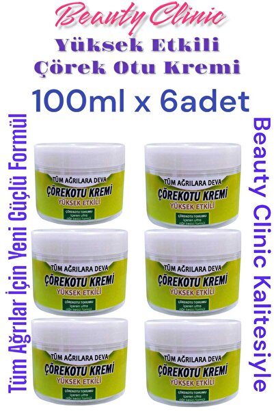 beauty clınıc Çörek Otu Kremi 6 Adet Set 100 ml - Ağrılarınız İçin