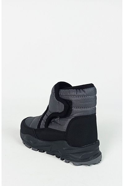 GDT Ayakkabı Γκρι Χρώμα Velcro Fleece Εσωτερικό Υλικό Thermo Sole Παιδικές Μπότες
