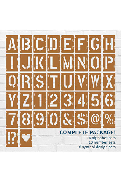 Choice 42pcs YOMDID 42pcs Letter Number Painting Templates DIY Spray Painting...