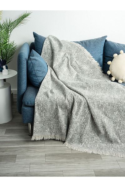 Ecre Multi-Purpose Cotton Cover- Sofa-Seat Shawl-Seat Cover 170x220