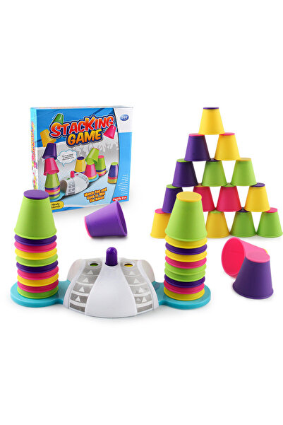 Choice 1 set Folding Cup Stracking Game sport Toy Set Hand-speed Competitive Stacking High Logic Training B