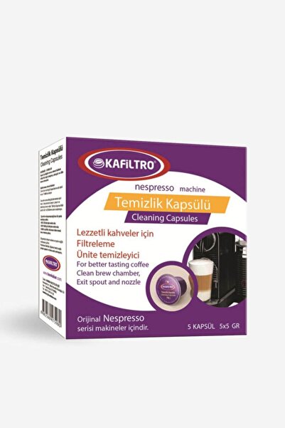Kafiltro - Nespresso Kapsül Kahve Makinesi Temizleme Kapsülü | 5 adet