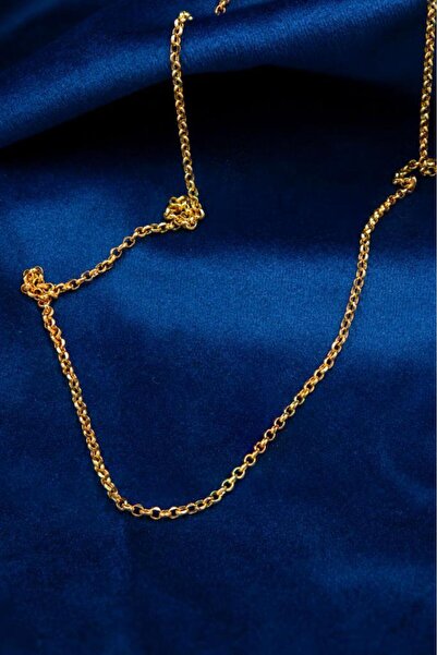 latif kuyumcu 22 Ayar Kadın Doç Zincir 50 Cm Altın Zincir Lkznc1092