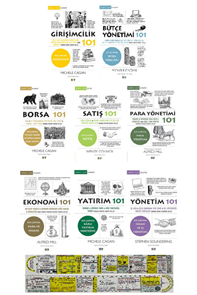 Say Yayınları Girişimcilik 101+Bütçe Yönetimi+Borsa+Satış+Para Yönetimi 101+E...