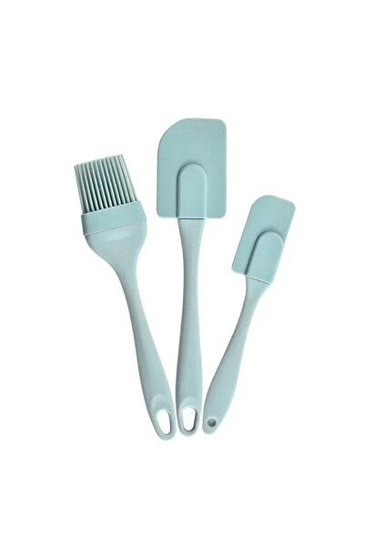 Choice مجموعة أدوات مطبخ من 3 قطع: مكشطة كريمة، ملعقة فرد الزبدة، فرشاة زيت، ملعقة خلط، ملعقة خبز، ملعقة خبز، ملعقة خبز، ملعقة خلط، فرشاة زيت، سيليكون.