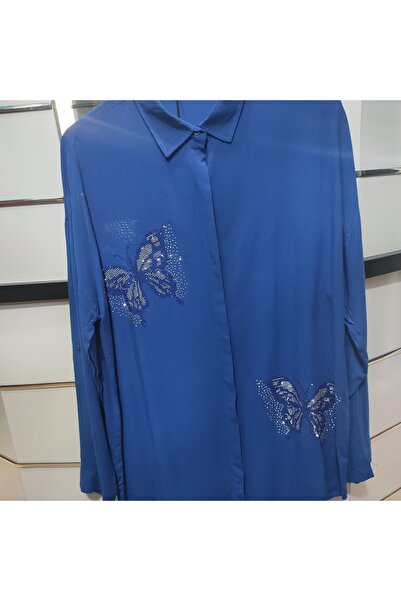 Butik Taş işlemeli Gömlek