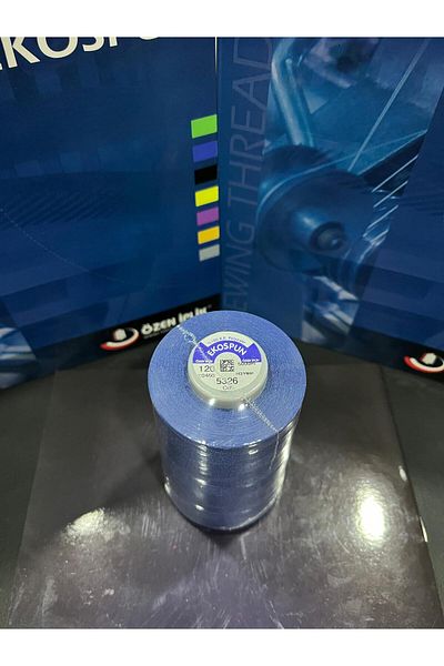 AYHANMAK Sewing Thread 120 No 5000m Polyester Ekospun, High Strength, Ultra Quality