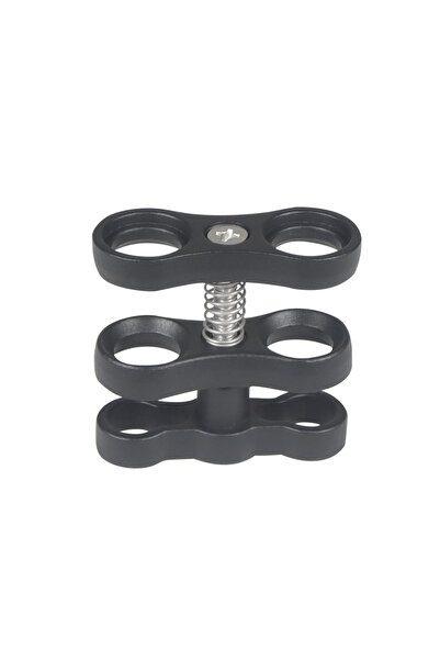 Choice Diving & Snorkeling Mold Process Aluminum CNC 1" Ball Head Butterfly Clip Diving Light Arm Clip Adap