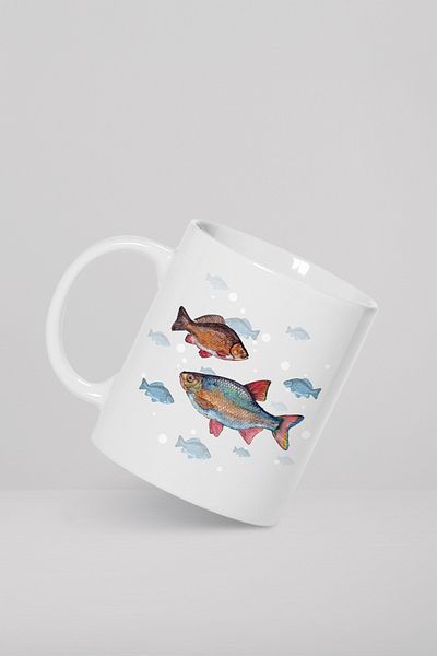feinas Porcelain Mug Cup for Aquarium