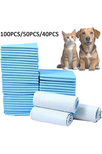 Choice M-50 100/50/40/20pcs Absorbent Dogs Diapers Disposable Puppy Training Pee Pads Dry Clean Cushion Dog