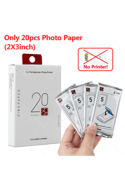 Choice طابعة صور ملونة محمولة MT53، 20 قطعة فقط، تدعم تقنية واي فاي وبلوتوث.