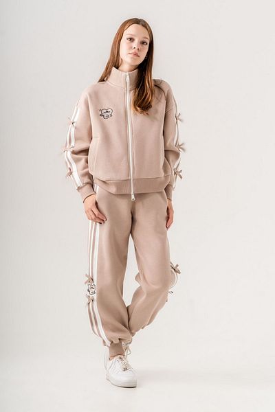 HAUSEkids Κοριτσίστικο κοστούμι 9-15 ετών Ribbon Italy Design - Greenish Special Latte