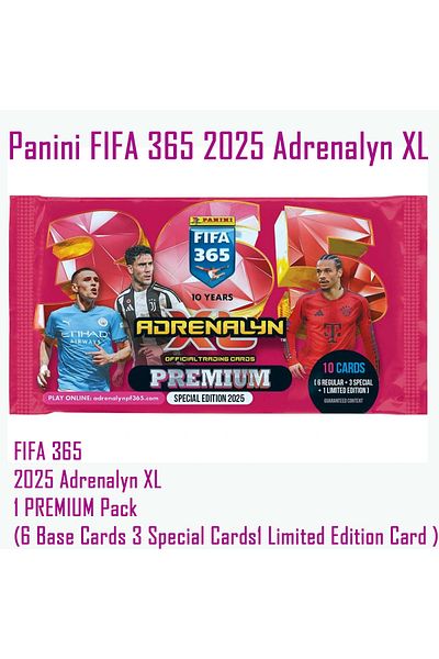 Panini 2025 New Season - Premium Fifa 365 Adrenalyn XL 1 Pack