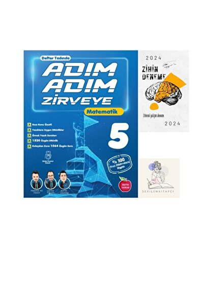 Newton Yayınları NEWTON 5.SINIF ADIM ADIM ZİRVEYE MATEMATİK K.A+ZİHİN DENEME(SEVİLENKİTAPCİ) GÜNCEL MÜFREDAT
