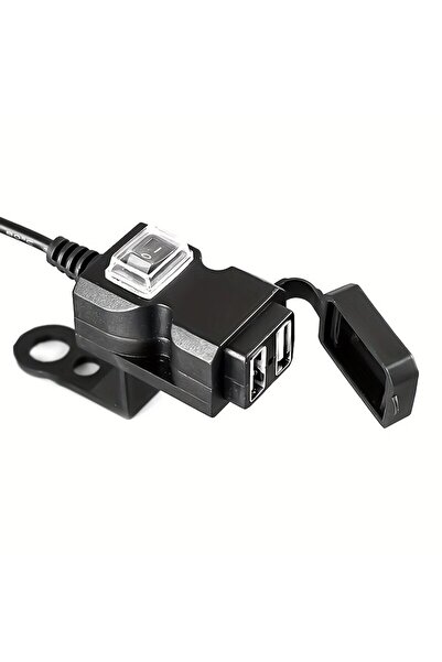 Choice 1 قطعة 1 قطعة محول شاحن USB مزدوج للدراجات النارية مرآة الرؤية الخلفية...