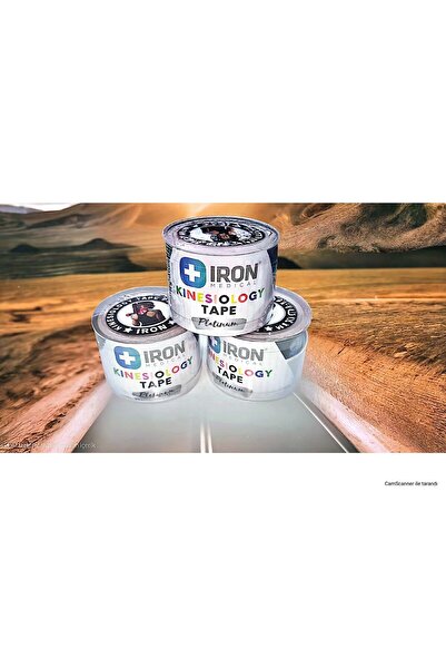 iron medical Kınesıo Tape Ağrı Bandı 5cm X 5 Mt siyah