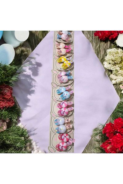 feyza collection Set de 10 perechi de catarame pentru copii cu pălărie