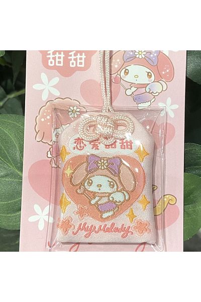 Miniso Melody Sanrio Collection Cinnamoroll Black Rice Hello Kitty Blessings Embroidery Lucky Decoration Pe