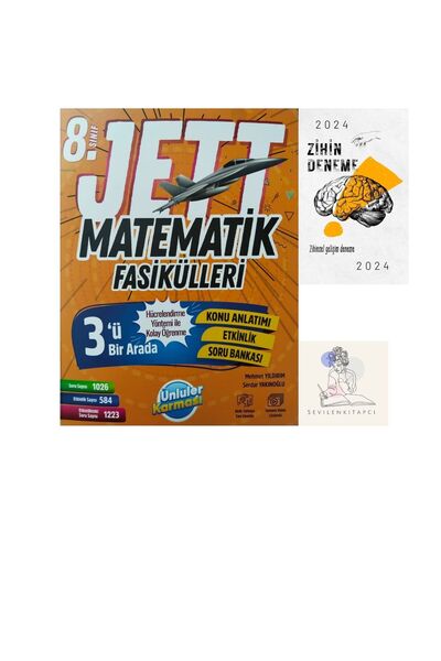 Ünlüler Karması ÜNLÜLER KARMASI 8.SINIF JETT MATEMATİK FASİKÜL+ZİHİN DENEME(S...