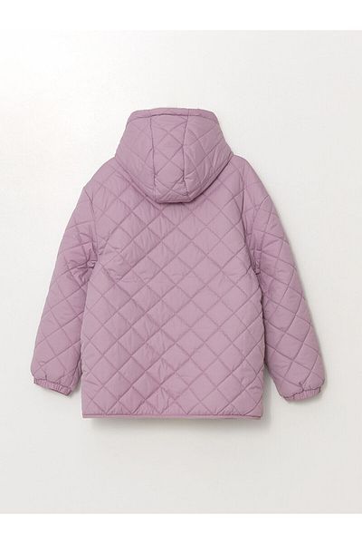 LC Waikiki Lcwk Hooded Double Sided Girl's Coat