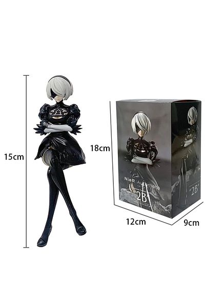 Choice With Box 15cm Nier:automata Yorha No. 2 Pvc Anime Action Figures Model Collection Ornament Anime C