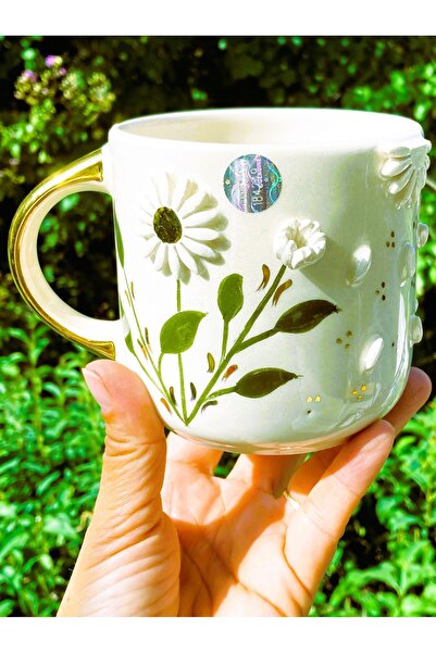 Monako Limited Edition كوب ديزي بتفاصيل ذهب عيار 24 قيراط - 500 مل مصنوع يدوي...