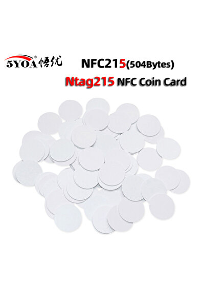 Choice6 ٥ قطع من عملات Ntag213، ٥٠/١٠/٥٠ قطعة من عملات NFC Ntag215 وNtag213 و...