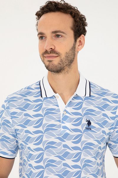 U.S. Polo Assn. Tricou albastru închis pentru bărbați 50281514 -VR032