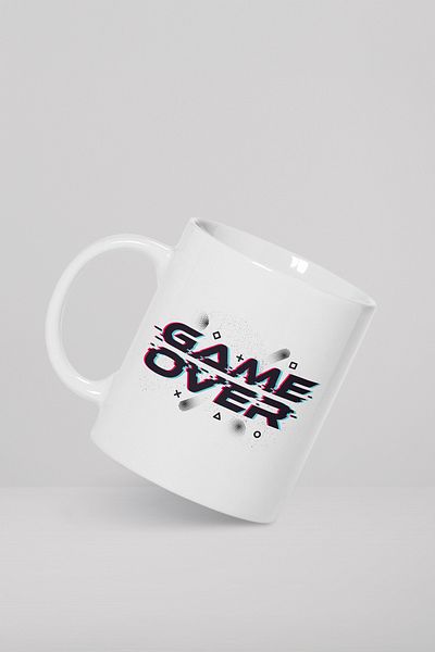 feinas كوب بورسلين على طراز Gamer