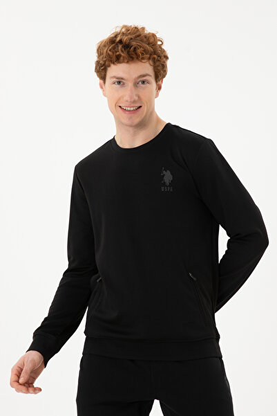U.S. Polo Assn. Men's Black Sweatshirt 50281048 -Vr046