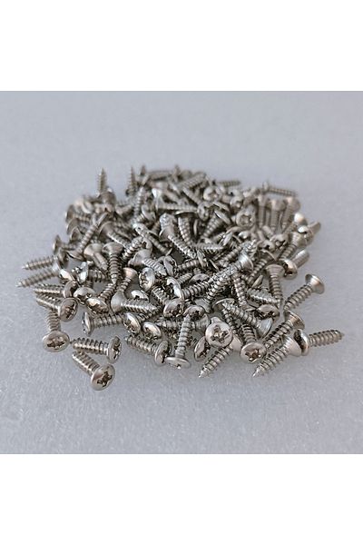 Choice 50pcs Silver 50pcs/set Gold Black Silver Electric Guitar Bass Pickguard Cover Plate Screws For Guita