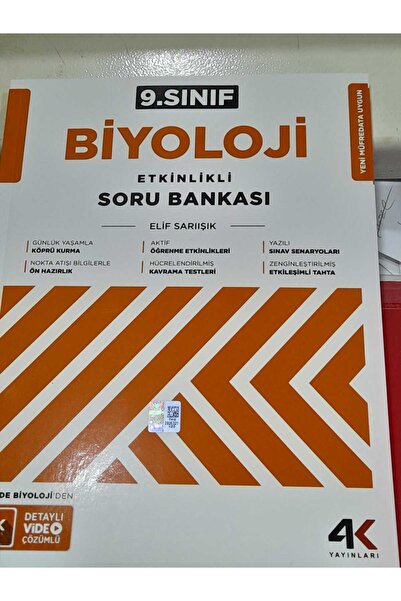 Çözüm Yayınları 4K 9.SINIF BİYOLOJİ ETKİNLİKLİ SORU BANKASI