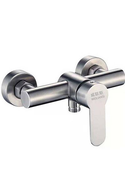 Choice Brushed 304 Stainless Steel Shower Faucet Bathroom Hot Cold Mixer Water Tap Accessories G1/2in Batht